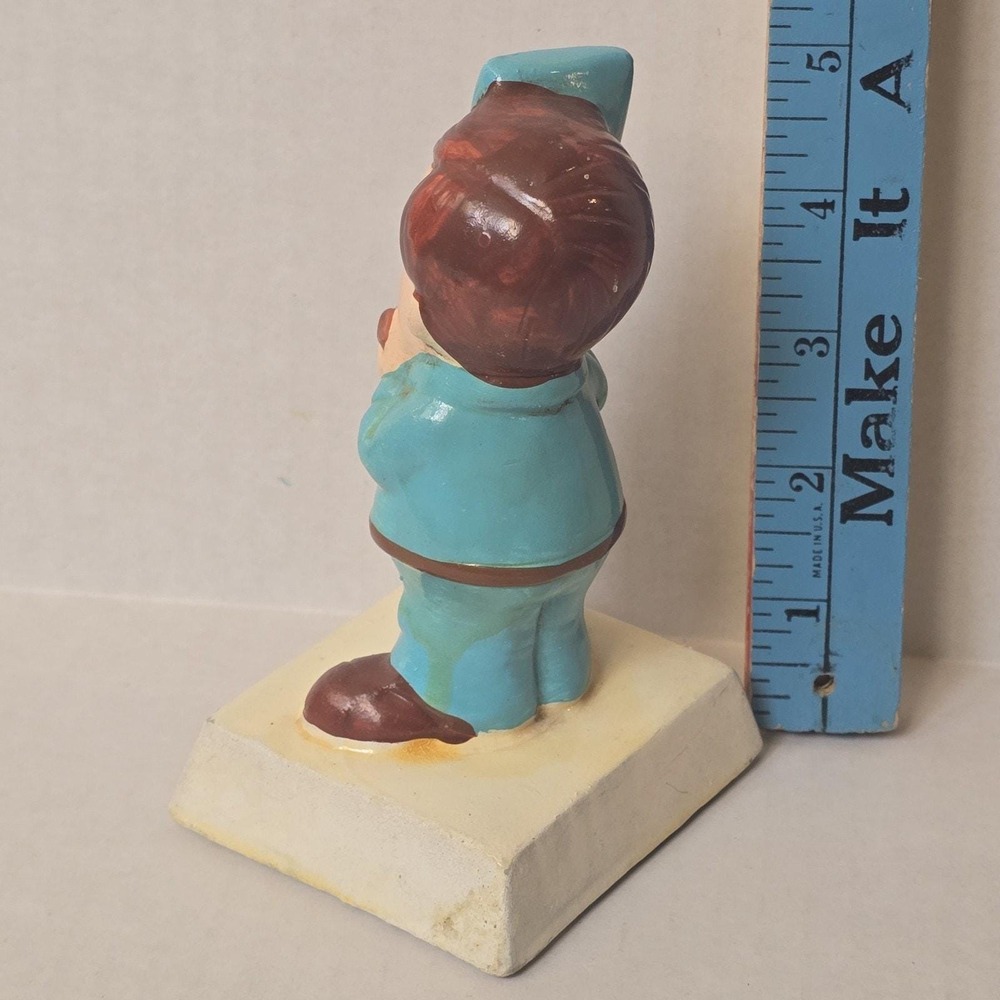 Vintage Russ Berrie Style Happiness Dad Statue Figure Father's Day Gift Decor 5" - Picture 4 of 6